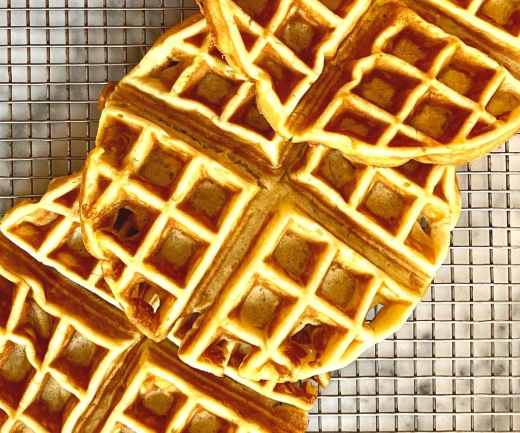 Homemade Belgian Waffles Recipe (Brussels Style) - Chef Billy Parisi