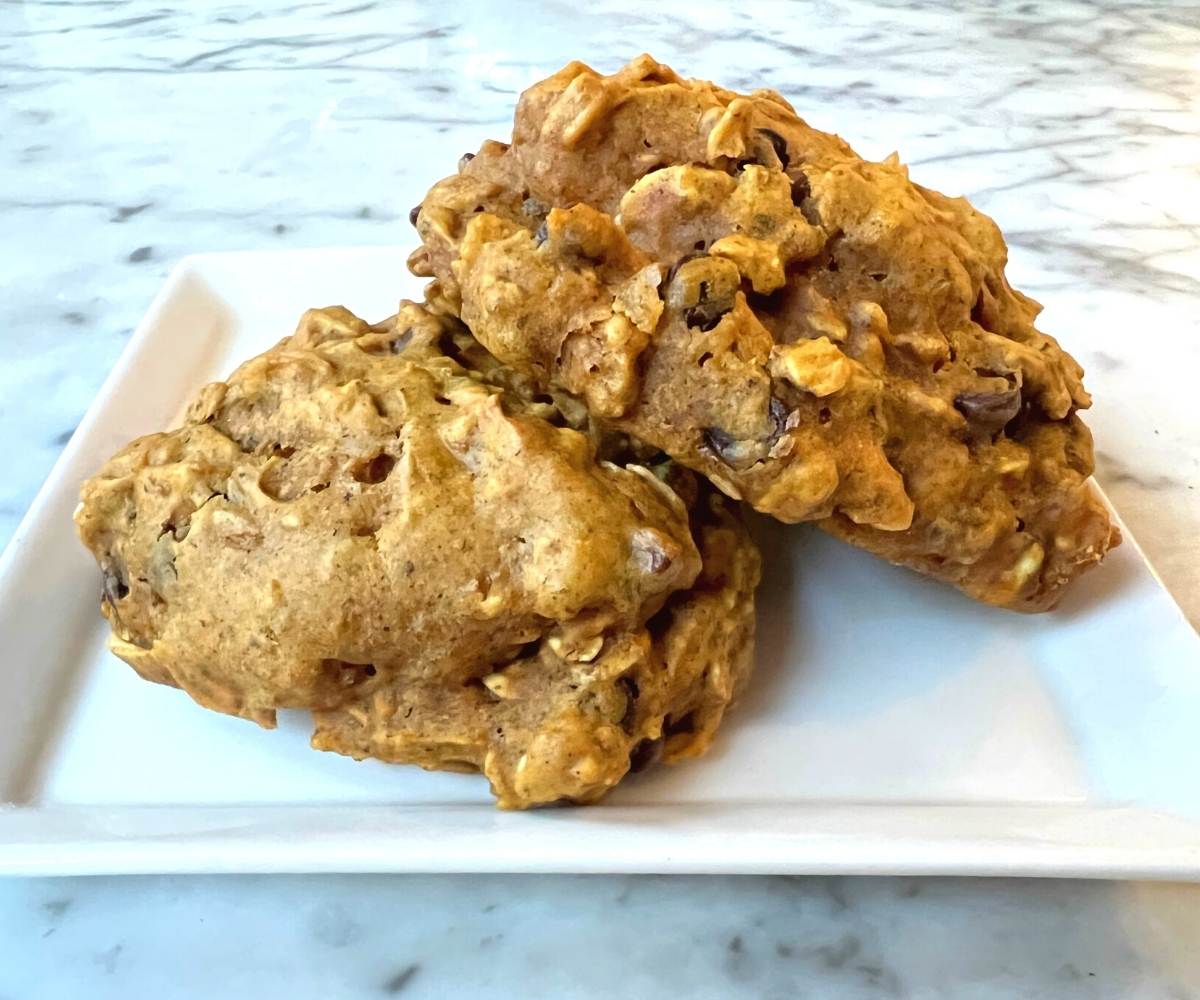 gluten free pumpkin chocolate chip cookies