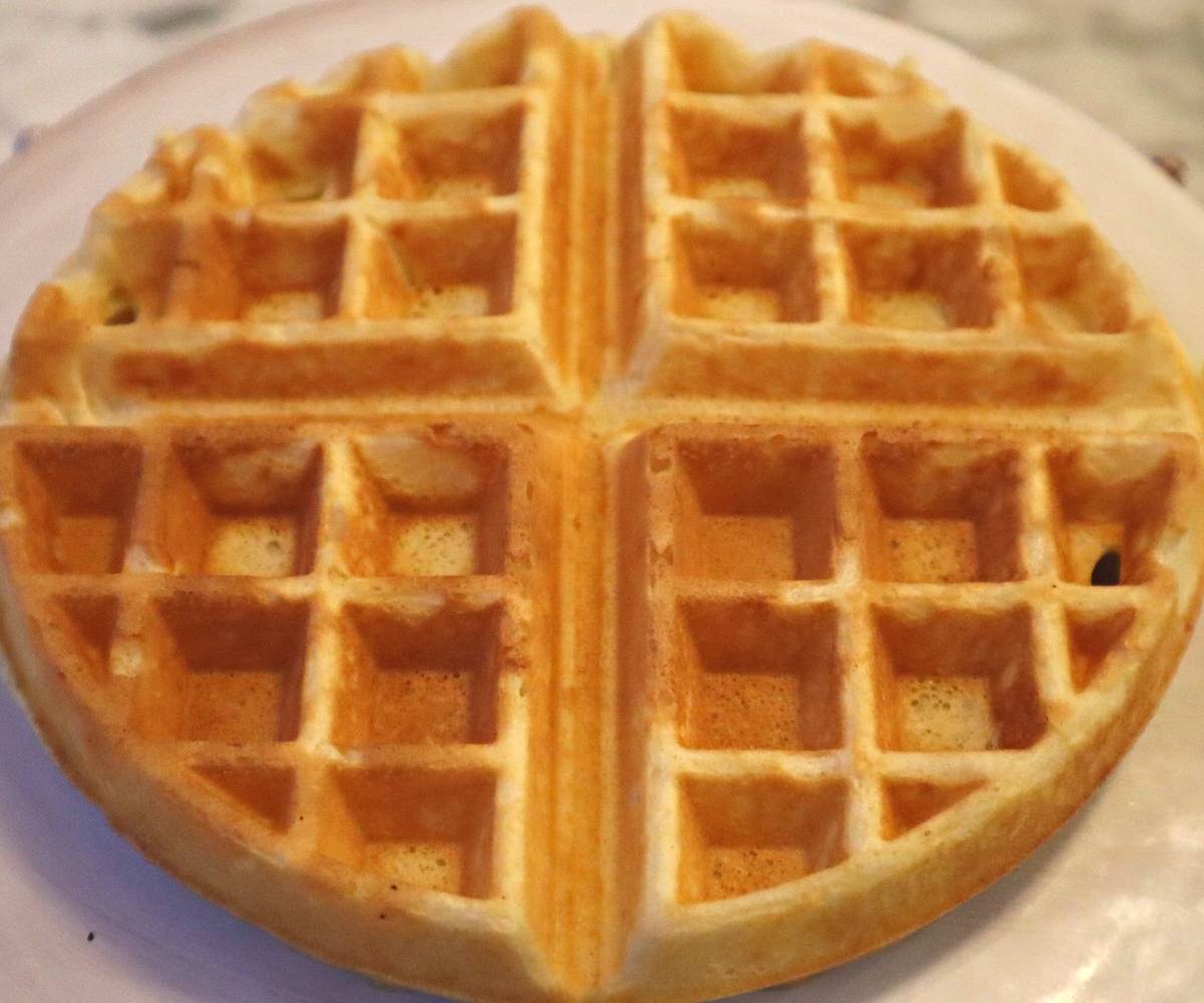 belgian waffle without waffle iron