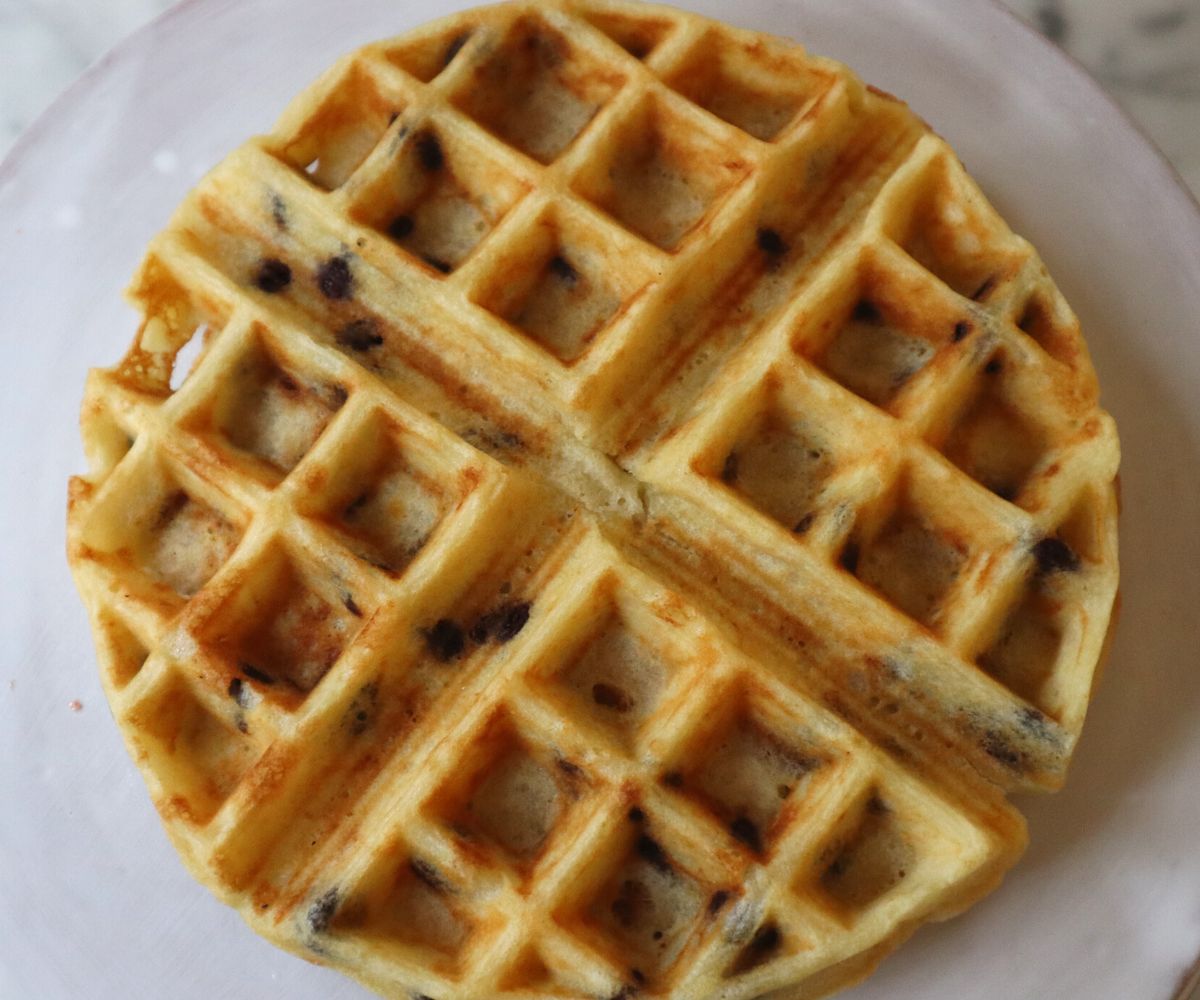 Chocolate Buttermilk Belgian Waffles