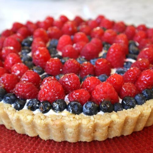 No Bake Raspberry Pie