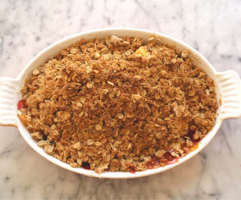 Oatmeal Crumble Topping Recipe - Eat Dessert First