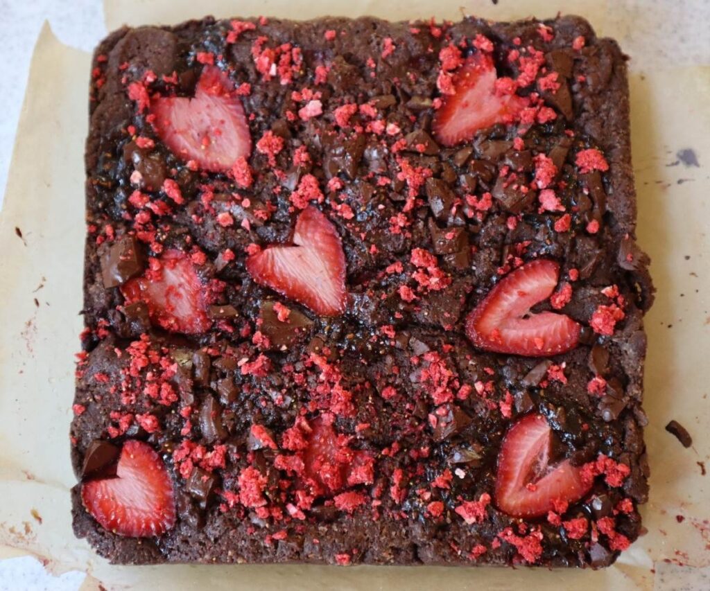 strawberry brownies recipe